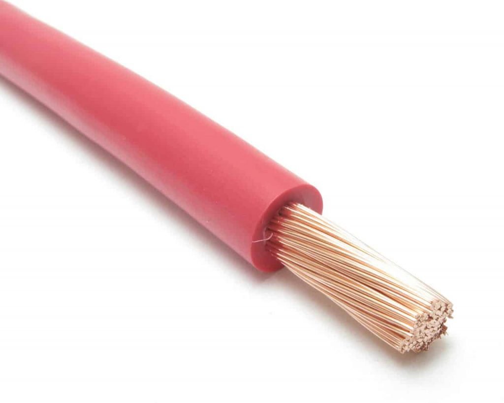 Rollo 10m Cable Automotriz Bateria Calibre 00 2/0 100% Cobre