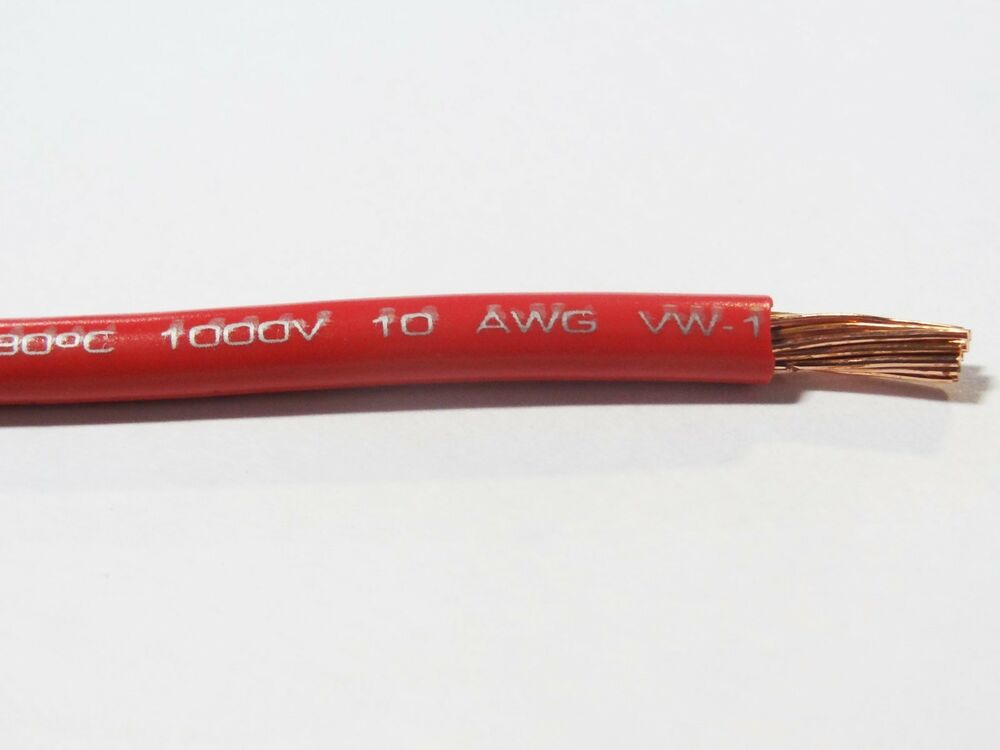 10 AWG Primary Wire by the Foot