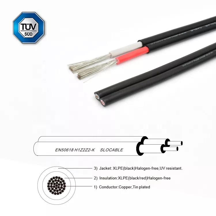 twin core solar cable