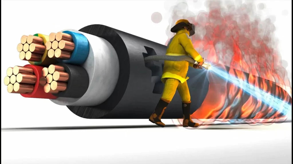 Fire rated and Flame Retardant Cable